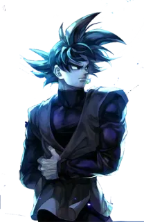 👤 47948256 Goku Black Dragon Ball Super Anime, Goku Black, Dragon Ball, Dragon Ball Super, Cattivo telegram sticker