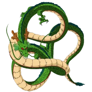🐍 685eae3a Shenron Dragon Ball drago, anime, Shenron, Dragon Ball, desiderio, scaglie, fantasy, creatura telegram sticker