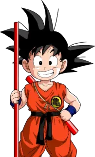 🤗 6a43792e Goku Dragon Ball Anime, Cartoni animati, Dragon Ball, Goku, Goku bambino telegram sticker