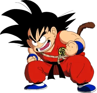 👌 b3818ecc Goku Dragon Ball dragon ball, anime, goku, arti marziali, combattimento telegram sticker