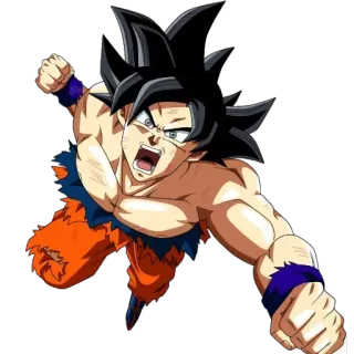 😅 b73e90bb Goku Dragon Ball goku, dragon ball, anime, combattimento, super saiyan telegram sticker