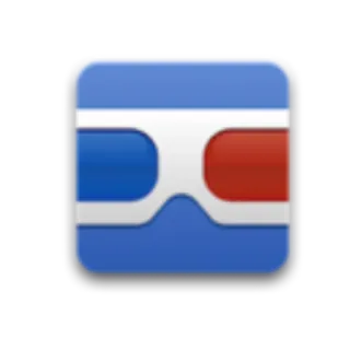 🔵 2eaef9ec 3D, メガネ, 赤, 青, 立体視 telegram sticker