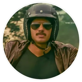 ☹ c1accd0a homme, casque, lunettes de soleil, moto, blouson en cuir telegram sticker