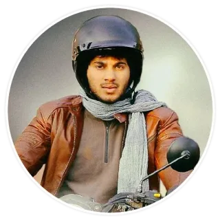 🏍 d1cebe60 personne, casque, moto, écharpe, homme telegram sticker