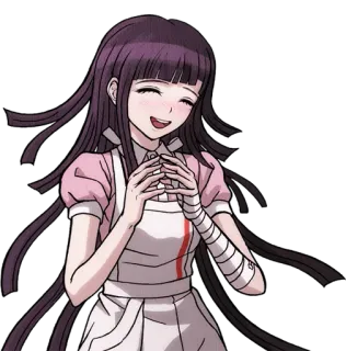 ☺️ 276edbff Mikan Tsumiki Danganronpa アニメ, キャラクター, マンガ, ダンガンロンパ, 罪木蜜柑 telegram sticker