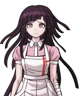 🙁 32e75f98 Mikan Tsumiki Danganronpa アニメ, マンガ, 看護師, ダンガンロンパ, 罪木蜜柑 telegram sticker