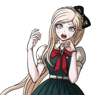 😨 4192264f Sonia Nevermind Danganronpa アニメ, マンガ, キャラクター, ダンガンロンパ telegram sticker