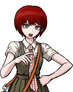 😠 4e8c503d Mahiru Koizumi Danganronpa アニメ, キャラクター, 小泉真昼, ダンガンロンパ telegram sticker