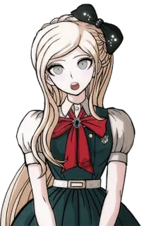 ❓ 8afb576c Sonia Nevermind Danganronpa アニメ, キャラクター, 女の子, 金髪, ダンガンロンパ telegram sticker