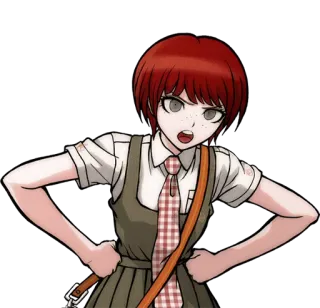 😠 a2075408 Mahiru Koizumi Danganronpa アニメ, ゲーム, ダンガンロンパ, 小泉真昼, キャラクター telegram sticker