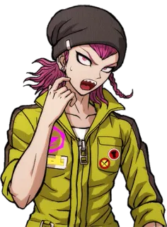 😧 e7eb29c2 Kazuichi Soda Danganronpa アニメ, ビデオゲーム, キャラクター, ダンガンロンパ, 左右田和一 telegram sticker
