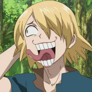 Dr. Stone @stickers_you_were_looking_for telegram stickers