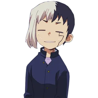 😓 6affe674 Senku Ishigami Dr. Stone อนิเมะ, Dr. Stone, เซ็นคู อิชิกามิ, ตัวละคร, วิทยาศาสตร์ whatsapp sticker