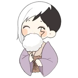 Dr. Stone [@TodorokiShouto] whatsapp stickers