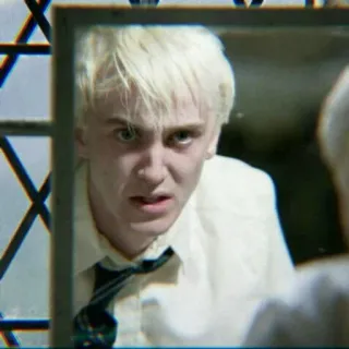 🐍 53886fc4 Draco Malfoy Harry Potter драко малфой, гарри поттер, том фелтон, волшебник, магия, слизерин telegram sticker