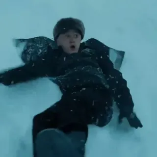🐍 407b25d9 Ron Weasley Harry Potter Ron Weasley, Harry Potter, neige, hiver, personnage de film, allongé whatsapp sticker