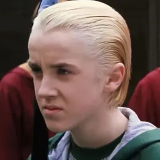 🐍 5a277b88 Draco Malfoy Harry Potter Draco Malefoy, Harry Potter, personnage, blond, Tom Felton whatsapp sticker