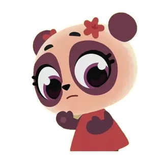 👋 985c640a Panda, Dibujos animados, Lindo, Animal, Pegatina whatsapp sticker