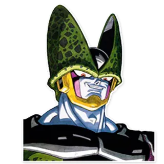 😼 c0bf18bd Cell Dragon Ball Z 动漫, 角色, 反派, 龙珠Z, 沙鲁 telegram sticker
