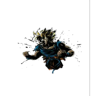 😤 b381e588 Goku Dragon Ball Anime, Dragon Ball, Goku, Super Saiyan, Cartone animato, Combattente, Manga telegram sticker