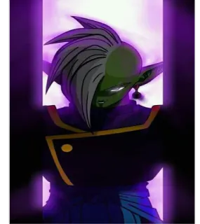 👿 e629a12b Zamasu Dragon Ball Super Anime, Dragon Ball, Dragon Ball Super, Zamasu, Cattivo, Fusione telegram sticker