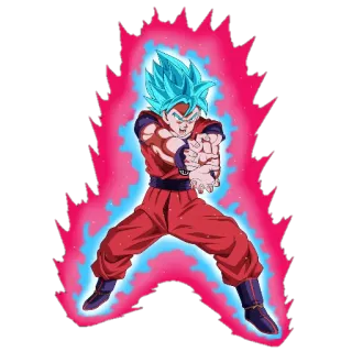 😠 1d0066fa Goku Dragon Ball goku, dragon ball, anime, super saiyan, super saiyan god super saiyan telegram sticker