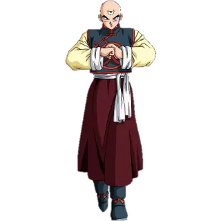 😄 b4366d3e Tien Shinhan Dragon Ball Anime, Dragon Ball, Personnage, Ten Shin Han telegram sticker