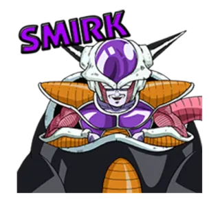👿 c92e1845 Frieza Dragon Ball SMIRK Anime, Cười khẩy, Frieza, Dragon Ball, Nhân vật phản diện whatsapp sticker