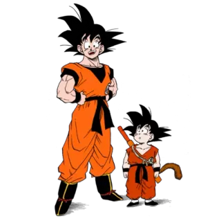 👬 67bd993f Goku Dragon Ball anime, dragon ball, goku, kid goku, son goku, fighting, martial arts telegram sticker