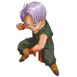 💪 7832f0c8 Trunks Dragon Ball anime, manga, cartoon, fighter, Trunks, Dragon Ball, character telegram sticker