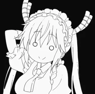 💈 66486d1c Anime, Hoạt hình, Nhân vật, Minh họa, Bản vẽ telegram sticker