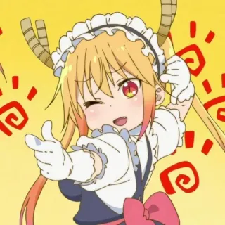 𝘔𝘪𝘴𝘴 𝘒𝘰𝘣𝘢𝘺𝘢𝘴𝘩𝘪'𝘴 𝘋𝘳𝘢𝘨𝘰𝘯 𝘔𝘢𝘪𝘥 // @ZoldyckStickers telegram stickers