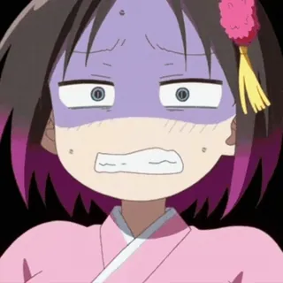 😫 f11e17d7 anime, manga, bezorgd, angstig, cartoon, vrouwelijk telegram sticker