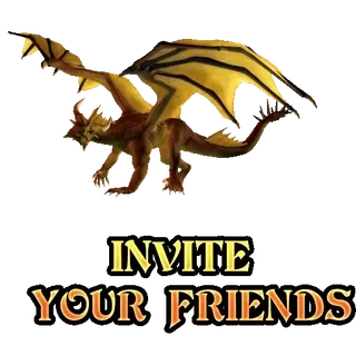 🤝 dd2c2826 INVITE YOUR FRIENDS ドラゴン, 招待, 友達, ファンタジー, 招待状 telegram sticker