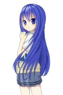 😶 2616b054 Anime, Manga, Chica, Personaje, Ilustración, Dibujo animado whatsapp sticker