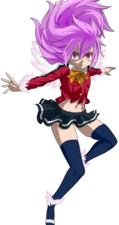 😤 dd55d54d Meredy Fairy Tail Anime, Manga, Meredy, Fairy Tail, Mago, Magia, Pelo rosa whatsapp sticker