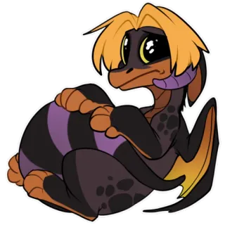 😭 1ab07f77 drago, carino, fantasy, cartone animato, adesivo telegram sticker