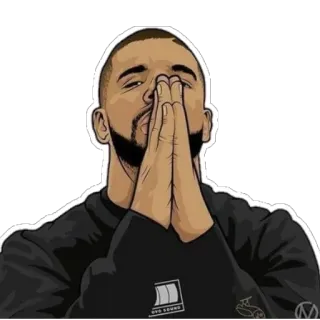 🙏 5620ffcc Drake OVO SOUND drake, ovo, naklejka, kreskówka whatsapp sticker