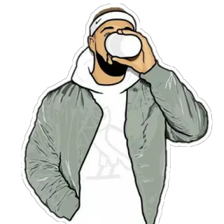 🥤 f37ea66d Drake Drake, Raper, Muzyka, Artysta whatsapp sticker