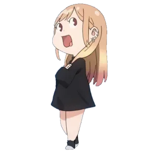 😀 adfcdd29 动漫, 女孩, 卡通, 可爱, Q版 telegram sticker