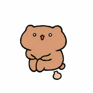 ☁️ 8ace2d2d bear, animal, cartoon whatsapp sticker