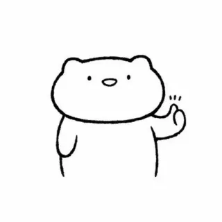 🔖 d6ff0271 bear, cartoon, cute, animal whatsapp sticker