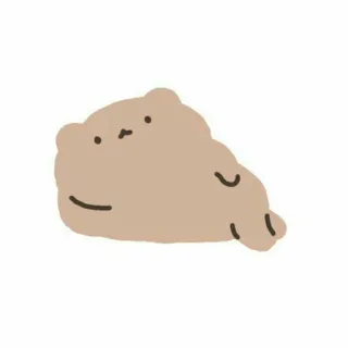 🏷 e5e7edf0 bear, cartoon, animal, cute, drawing, sticker whatsapp sticker