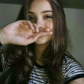 😂 195f7cf2 女性, 女の子, 自撮り, 髪, ポートレート telegram sticker