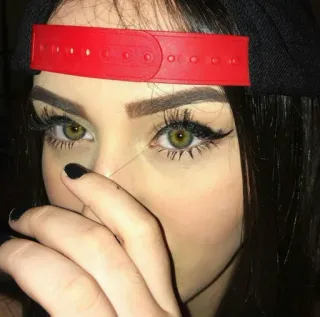 👀 c847c886 女性, 女の子, 目, メイク, まつげ telegram sticker