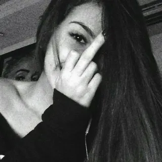 🖕 f634d2fb 中指, 侮辱的, 失礼, ジェスチャー telegram sticker