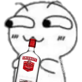 🤤 41084540 Smirnoff Vodka vodka, smirnoff, alcohol, bebida, fiesta telegram sticker