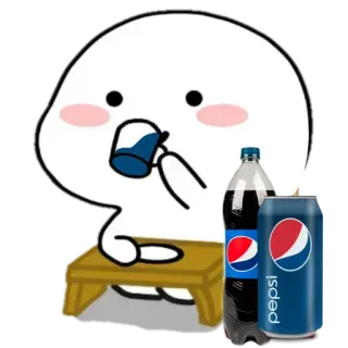 🥤 14450447 cartoon, drinking, soda, pepsi, kawaii whatsapp sticker