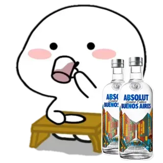 🥤 41c77d02 Absolut
Buenos Aires alcohol, drink, vodka, cartoon, bottle, Absolut, Buenos Aires whatsapp sticker