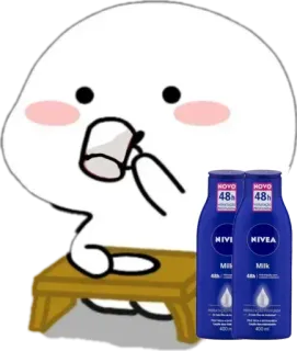 🥤 fd80b1ec NOVO
48h
NIVEA
MILK cartoon, milk, lotion, nivea, product whatsapp sticker
